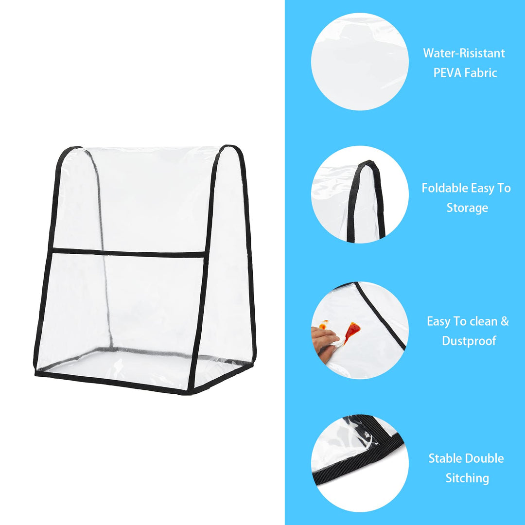Kitchen Mixer Cover, Clear Mixer Covers, Stand Mixer Accessories, Mixer Dust Cover Fits Fits All Tilt Head & Bowl Lift Compatible 5-8 Quart Models
