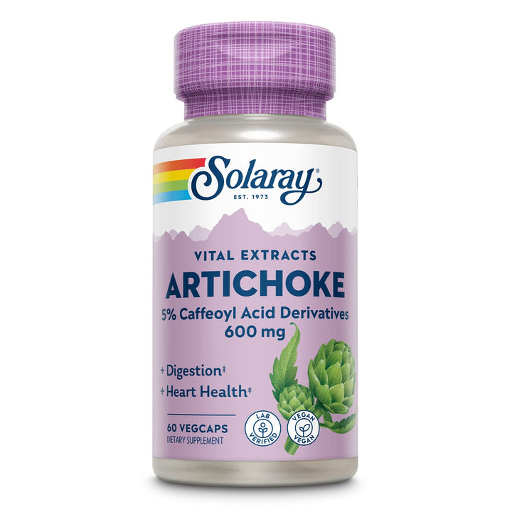 Artichoke Leaf Extract 600mg | Guaranteed Potency | Healthy Liver, Gall Bladder & Digestive Function Support | Lab Verified | 60 VegCaps