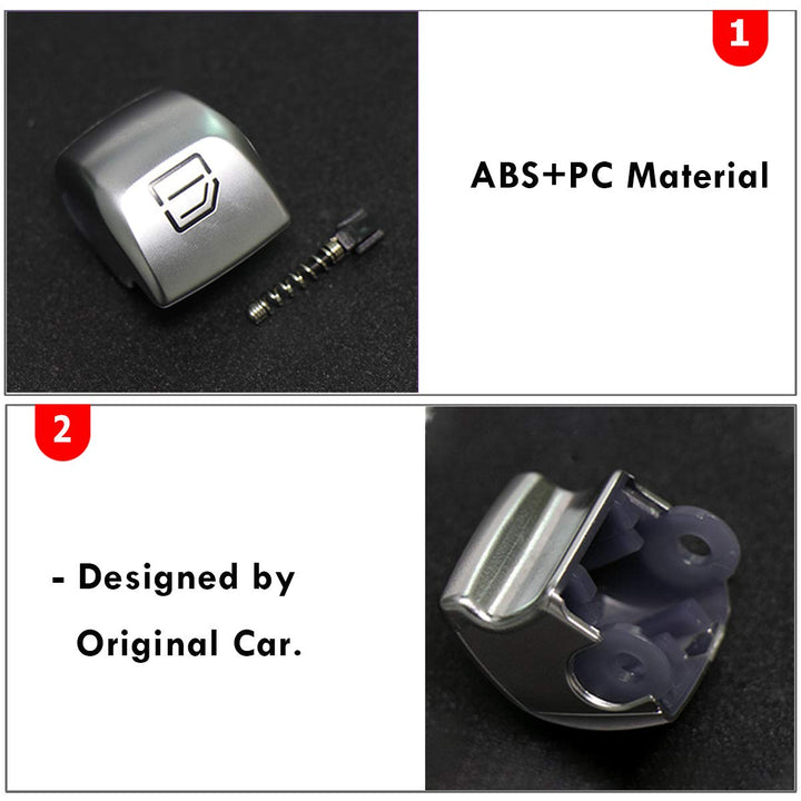 Window Switch Button Covers for Mercedes Benz C E GLC Class, Front Right Window Switch Repair Button Caps(1 Pcs,Fits Mercedes Benz W205 C Class 2015-2021 W253 GLC Class 2016-2022)