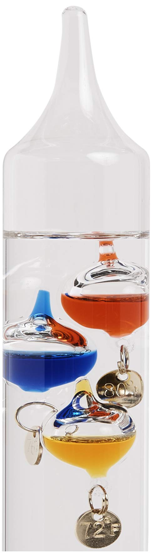 00795A2 Galileo Thermometer with Glass Globe Barometer