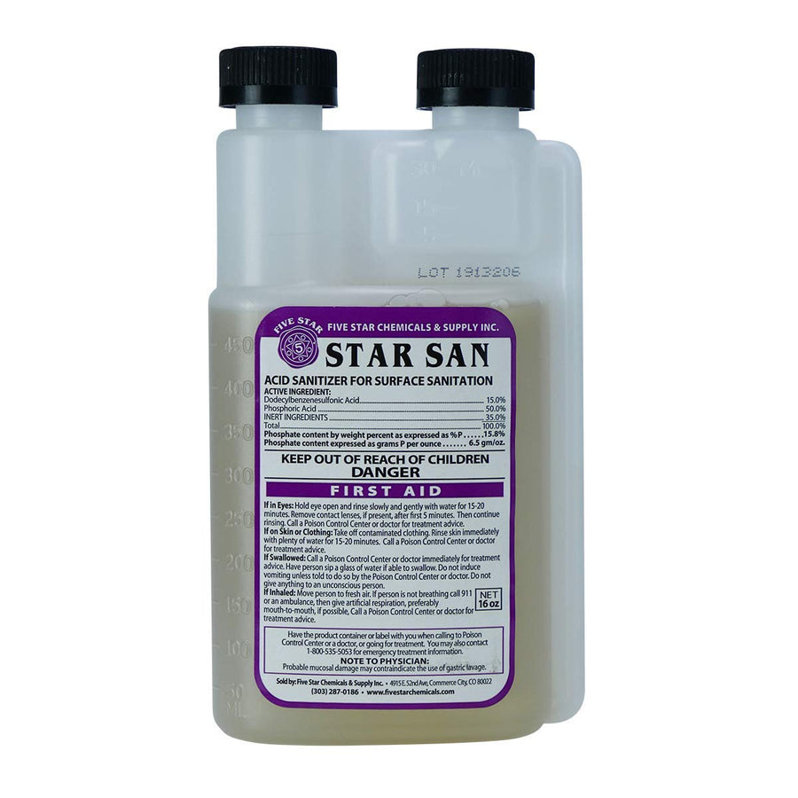 - Star San - 16 Ounce - Brew Sanitizer High Foaming Acid Anionic