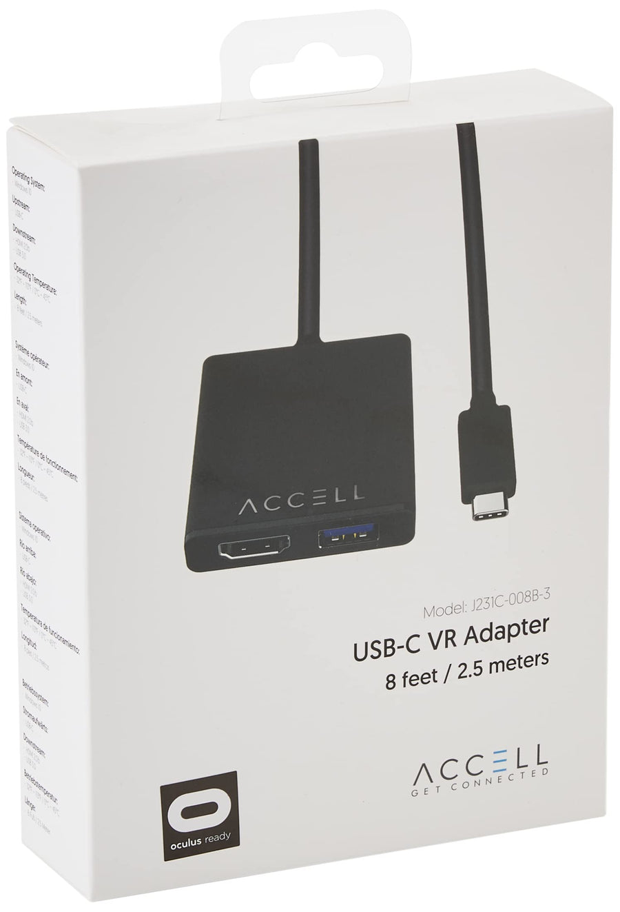 USB-C VR Adapter - USB-C to HDMI & USB Compatible with Oculus Rift and Windows Mixed Reality Headsets Including HTC Vive Samsung Odyssey+ Dell Visor Lenovo Explorer HP Acer & Asus WMR