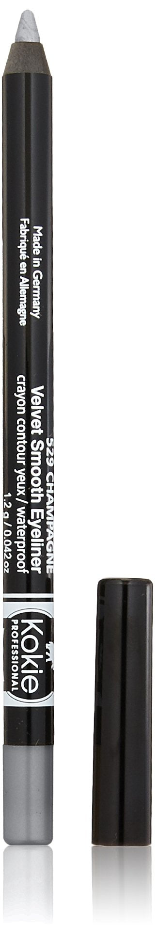 Cosmetics Waterproof Velvet Smooth Eyeliner Pencil, Sterling Silver, 0.042 Ounce