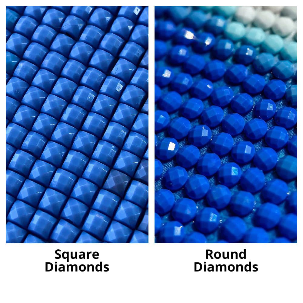 Photo Custom 5D Diamond Painting DIY Picture of Rhinestones Diamond Art for Adults Beginners (Square Drill, 12x12 Inch)