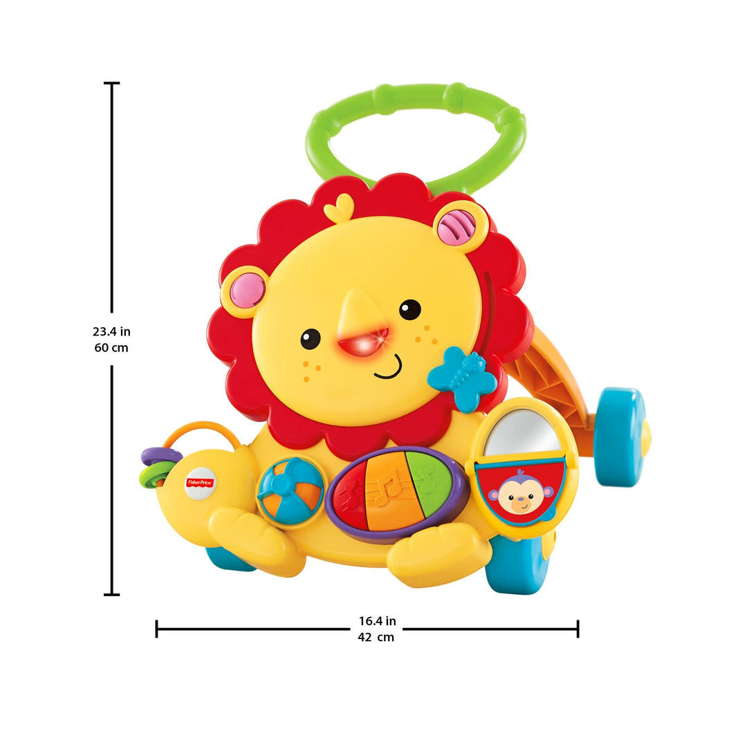 Baby Toy Musical Lion Walker with Lights Sounds & Activities for Developmental Play Infants & Toddlers Ages 6+ Months