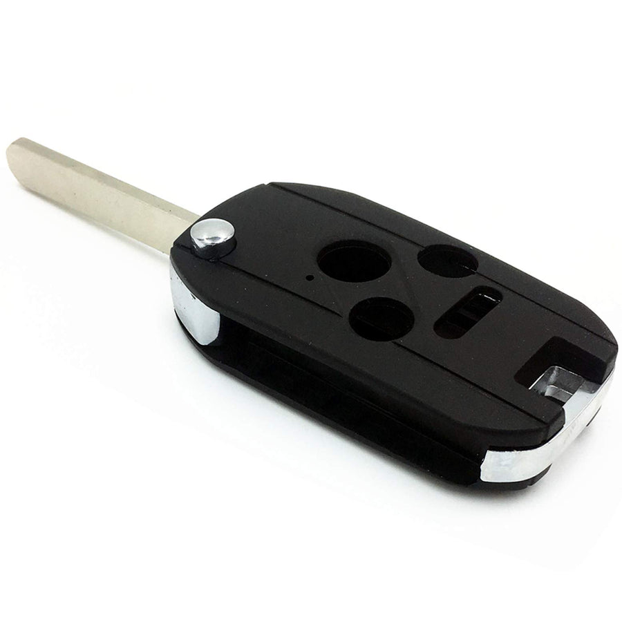 3+1 Buttons Flip Key Shell Case Fob fit for Accord CR-V Pilot Civic Keyless Remote Entry