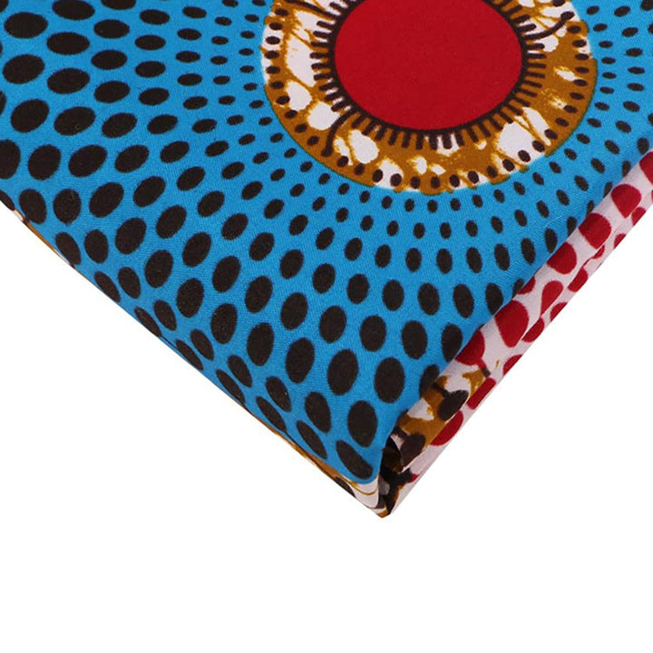 Ankara African Polyester Wax Prints Fabric 6 Yard African Fabric for Party Dress PL537 (pl537)