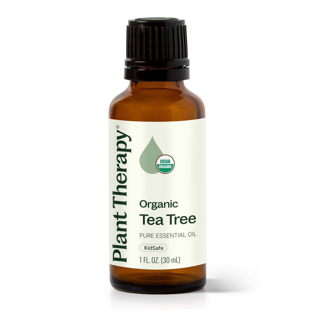 Organic Tea Tree Oil (Melaleuca) 100% Pure, USDA Certified Organic, Undiluted, Natural Aromatherapy, Therapeutic Grade 30 mL (1 oz)