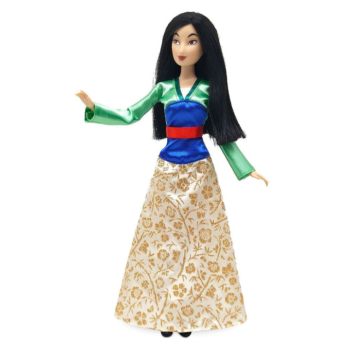 Store Official Princess Classic Doll (Mulan), 11 Inches, Includes Brush with Molded Details, Fully Posable Toy in Classic Outfit Princess Toys for Girls