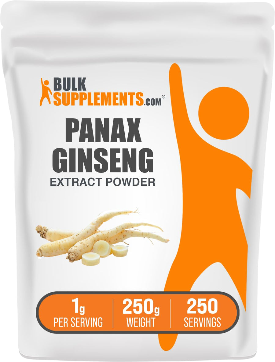 .com Ginseng Root Extract Powder - Panax Ginseng Supplement, Herbal Supplement - Vegan & Gluten Free, 1g per Serving, 250g (8.8 oz) (Pack of 1)