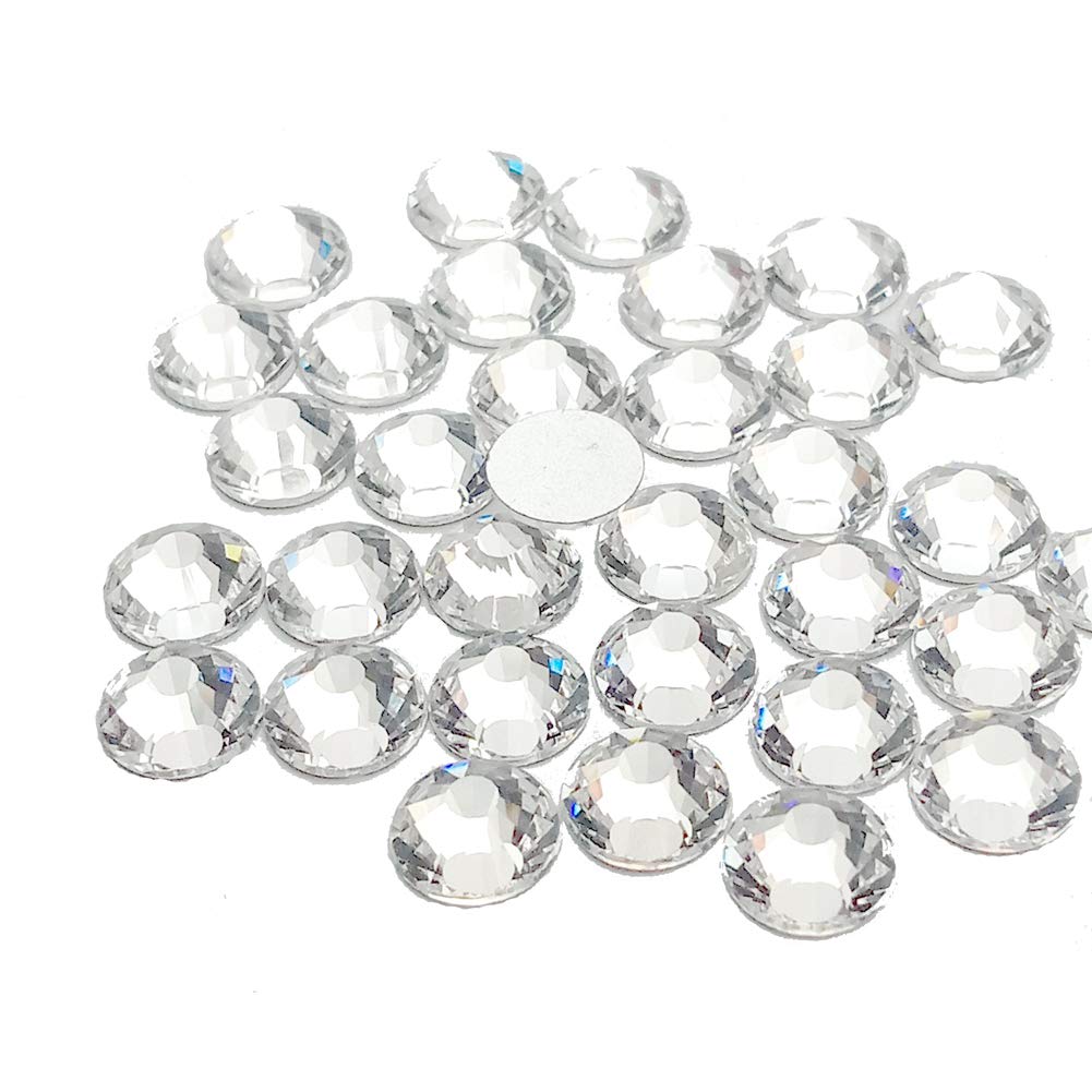 1.8mm Small Crystals Flatback Glass Rhinestones for Nails Craft Shiny No Dull Round Stones Gems Sparkly Diamond SS5 2880pcs