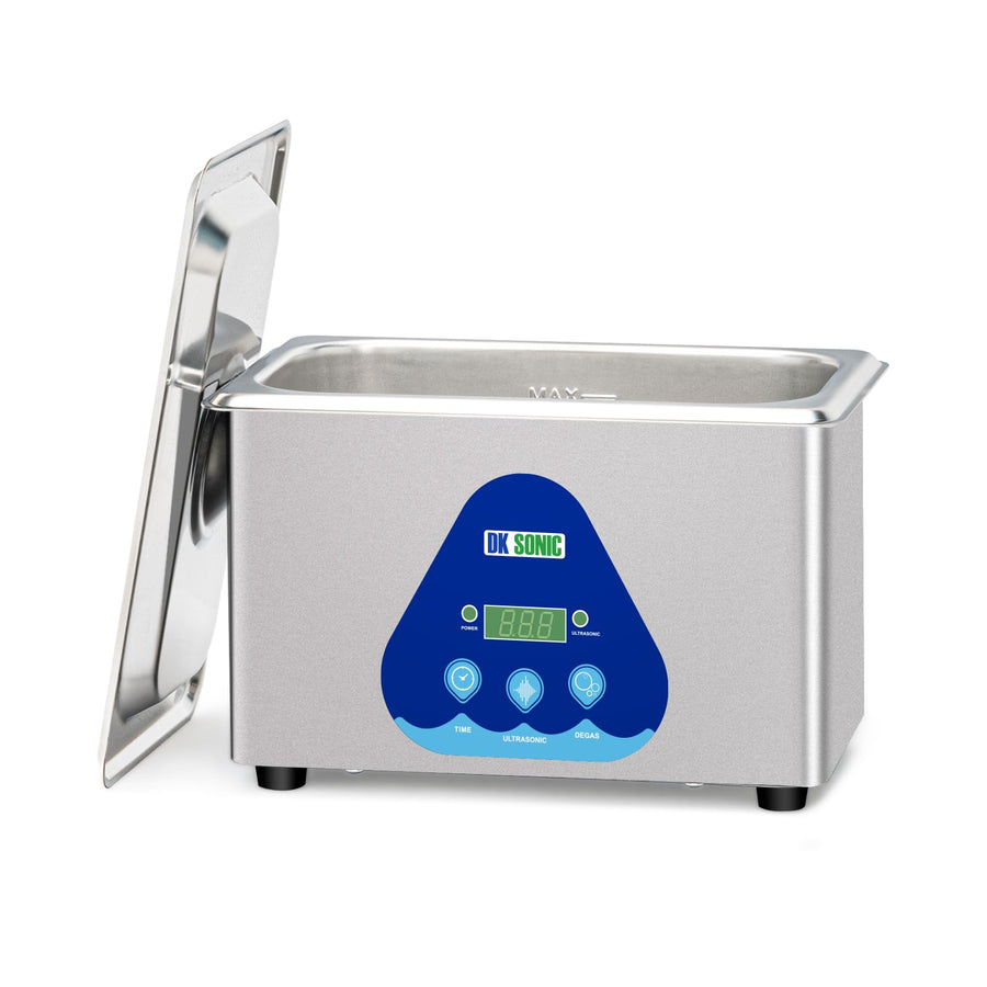 900ML Sonic Cleaner with Digital Timer and Basket for Jewelry, Ring, Eyeglasses, Watchband, Coins, Small Metal Parts, Daily Necessaries, etc (900ML, 110V)