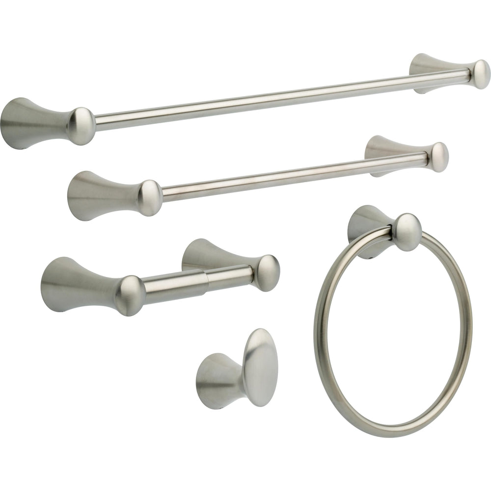 73835-SS Lahara Towel, Robe Hook, Brilliance Stainless Steel