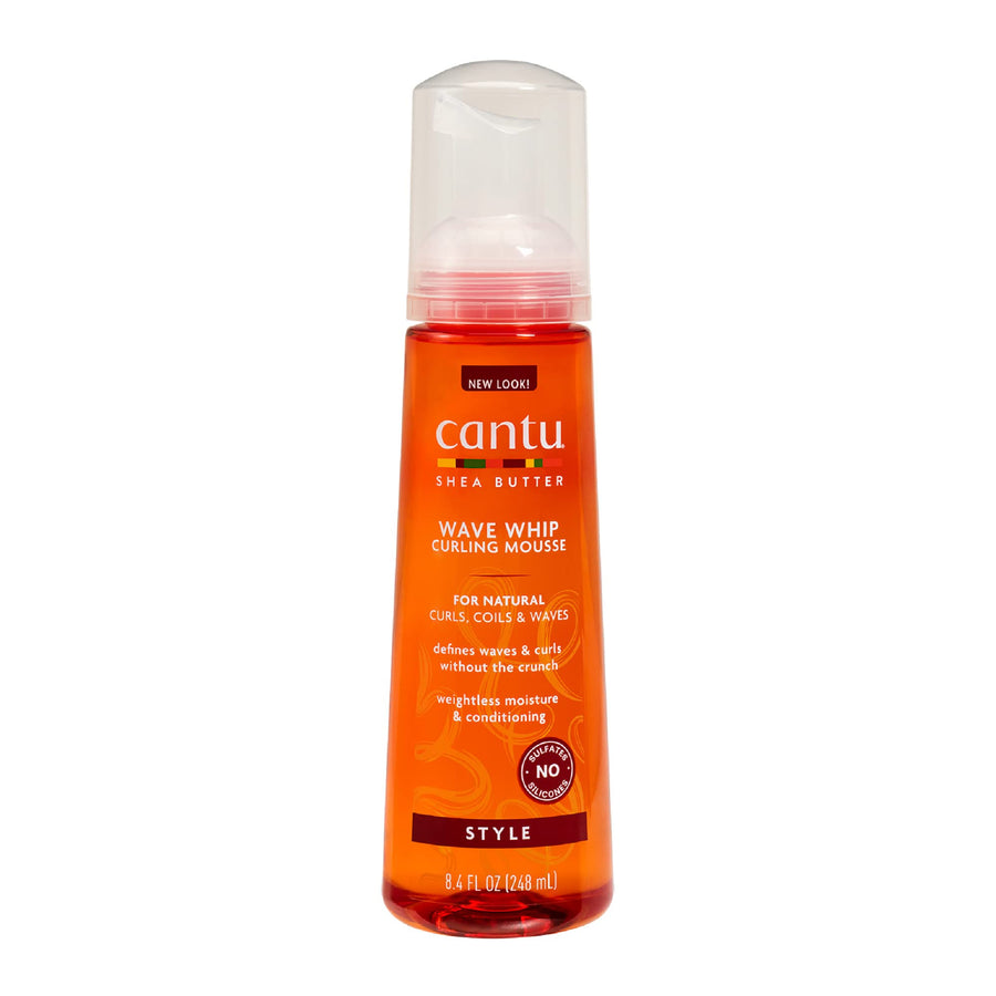 Wave Whip Curling Mousse with Shea Butter for Natural Hair, 8.4 oz (Packaging May Vary)