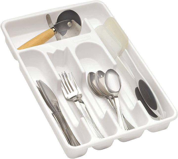 FG2919RDWHT White INC WHT Cutlery Tray, Small