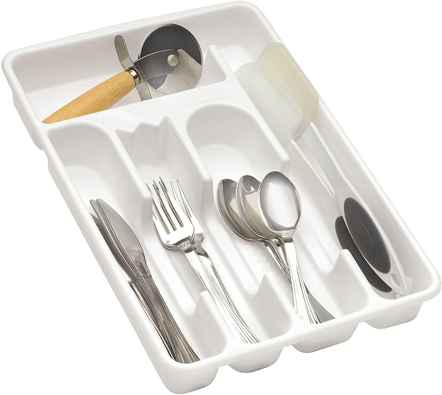 FG2919RDWHT White INC WHT Cutlery Tray, Small