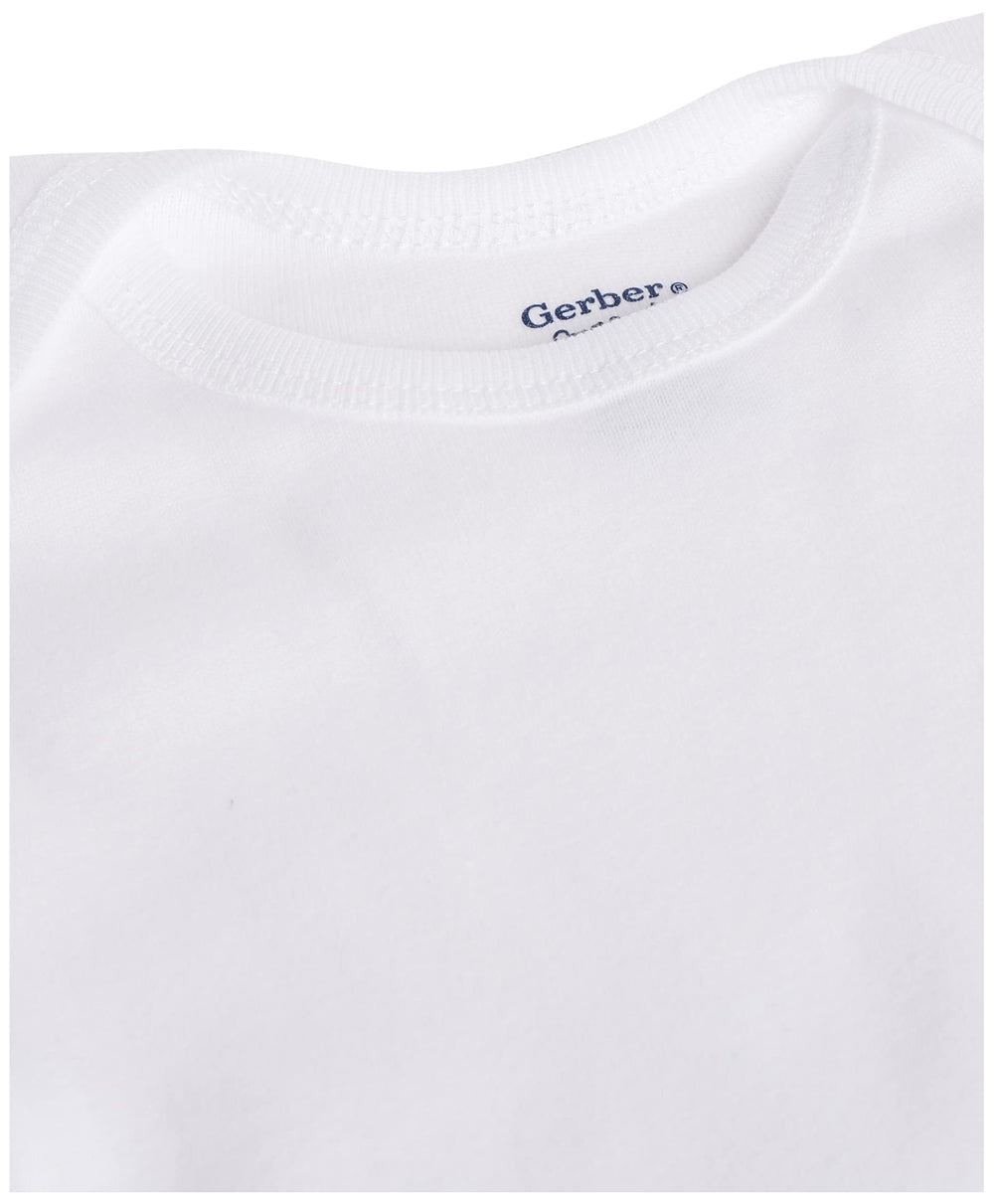 Unisex Baby 5-Pack Short Sleeve Variety Onesies Bodysuits Short Sleeve White 0-3 Months