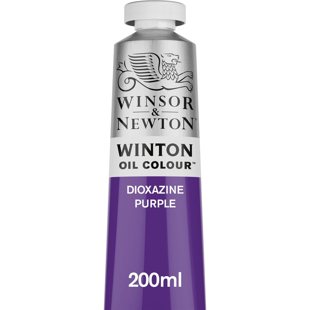 Winsor & Newton Winton Oil Color, 200ml (6.75-oz) Tube, Dioxazine Purple