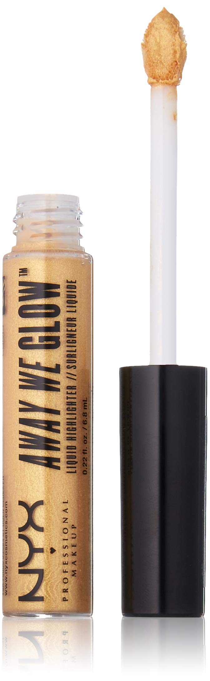 Professional Makeup Away We Glow Liquid Highlighter, Golden Hour, 0.22 Fluid Ounce