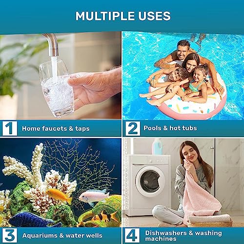 Water Hardness Test Kit - Quick and Accurate Water Hardness Test Strips - Hard Water Test Kit with eBook - Ultimate Test Kit for Water Hardness - 150 Water Softener Test Strips
