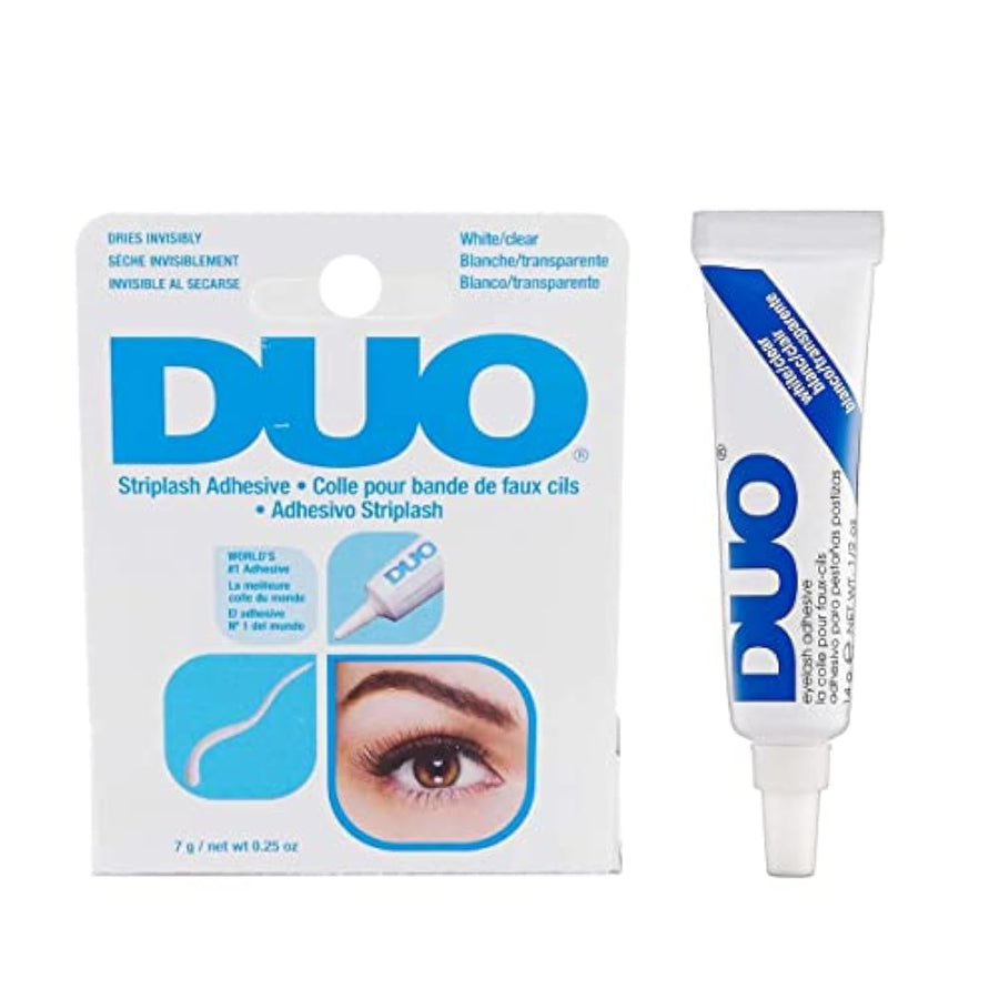 Strip Lash Adhesive White/Clear, for Strip False Eyelash, 0.25 oz, 1-Pack