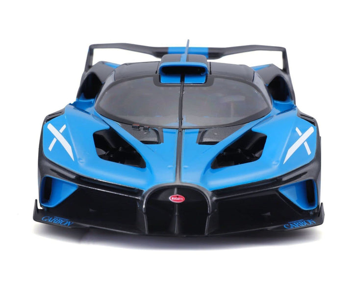 - 1/18 Scale Model Compatible with Bugatti Bolide W16 8.0 2020 Sports Car Die-Cast Scale Model Replica Miniature (Blue), Kids
