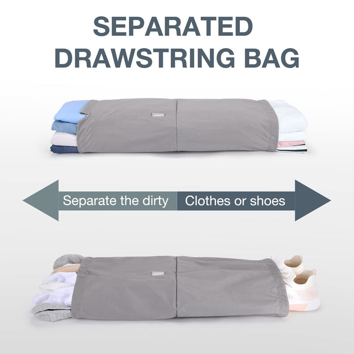6 Set Compression Packing Cubes for Travel, Lightweight Vacation Travel Essentials for Men, Travel Accessories for Suitcase Organizer Bags Set, Durable Luggage Organizer Travel Bags