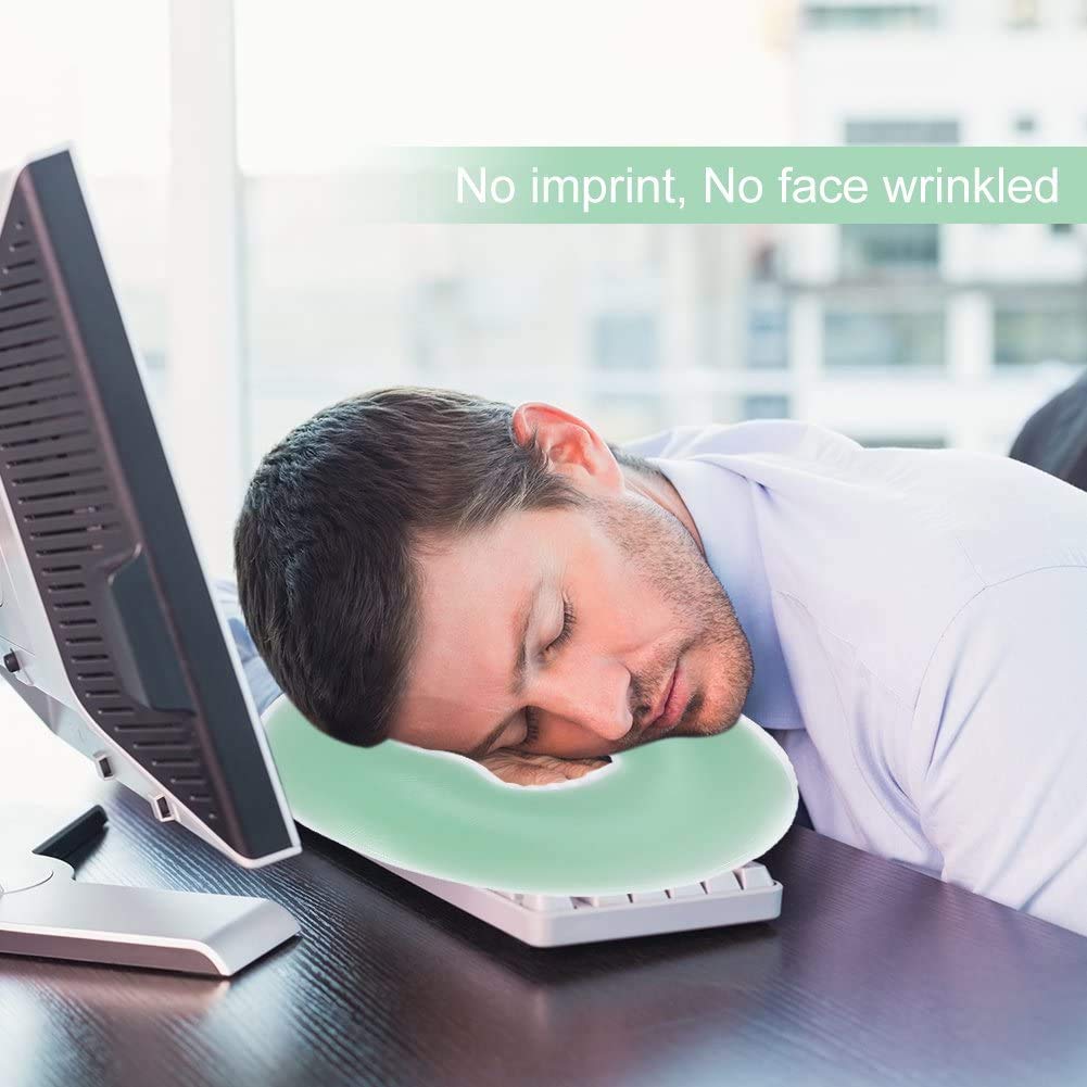 Silicone Pillow Soft Massage Face Relax Pillow Headrest, SPA Beauty Salon Skin Care Soft Overlay Face Relax Weigh Cushion Pad,Salon Care Cushion Silicon Facial Relax Head Cradle