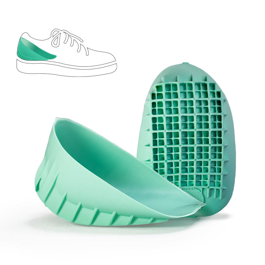 Heavy Duty Heel Cups - Pro Heel Cup Perfect for Plantar Fasciitis - Small (Under 80lbs)