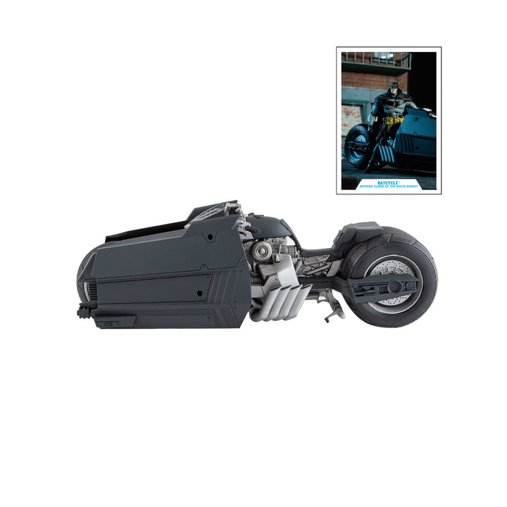 DC Multiverse White Knight Batcycle, Black