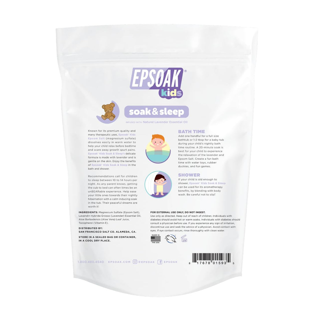 Kids Lavender Soak & Sleep Epsom Salt - 2 lb. Bag