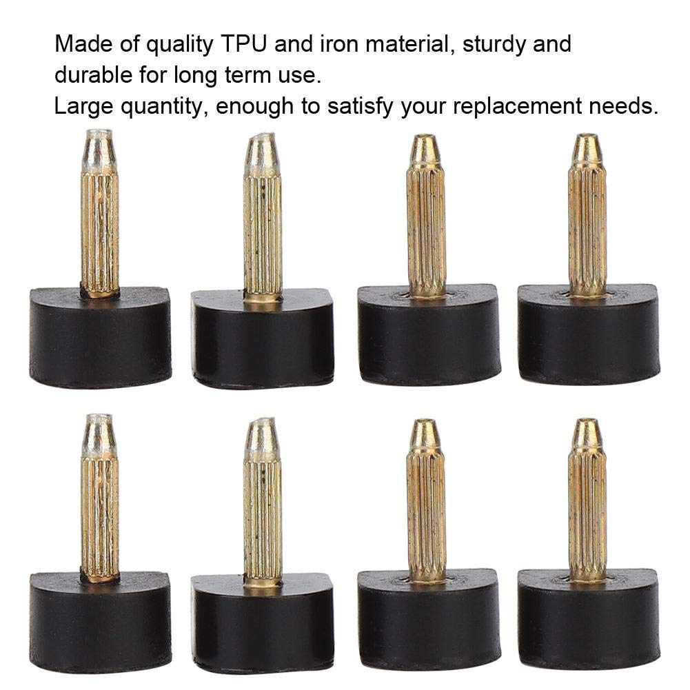 High Heel Tips Replacement,Heel Tip, High Heel Tip Non-Slip 24Pcs Heel Dowels Protector for Races, Weddings, Formal (13x13mm)