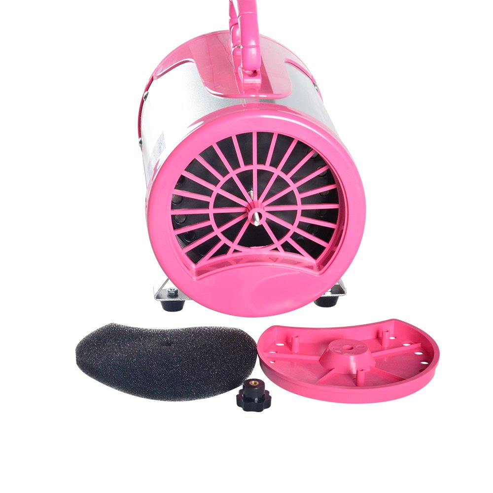 Groomer Partner Pet Hair Force Dryer Dog Grooming Blower with Heater (Pink)