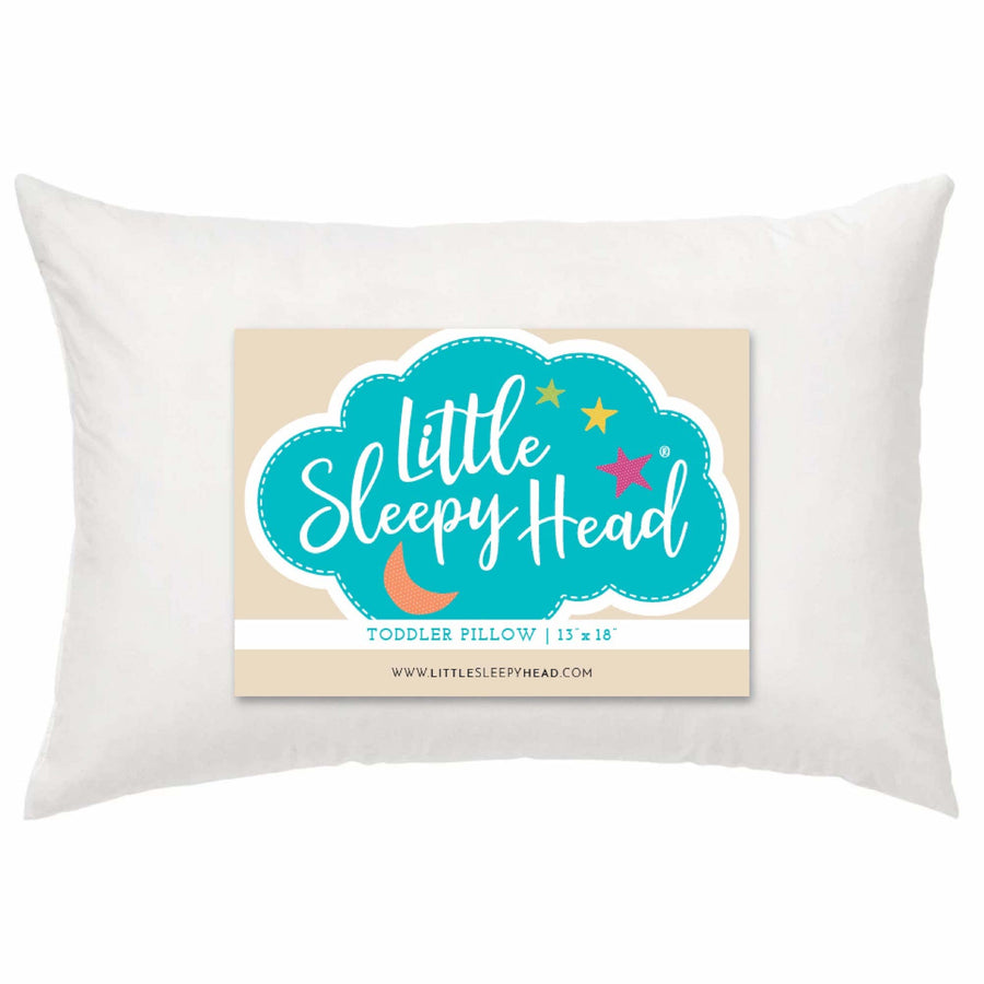 Toddler Pillow, Organic Cotton, Down-Like Fill, Ivory 13 X 18