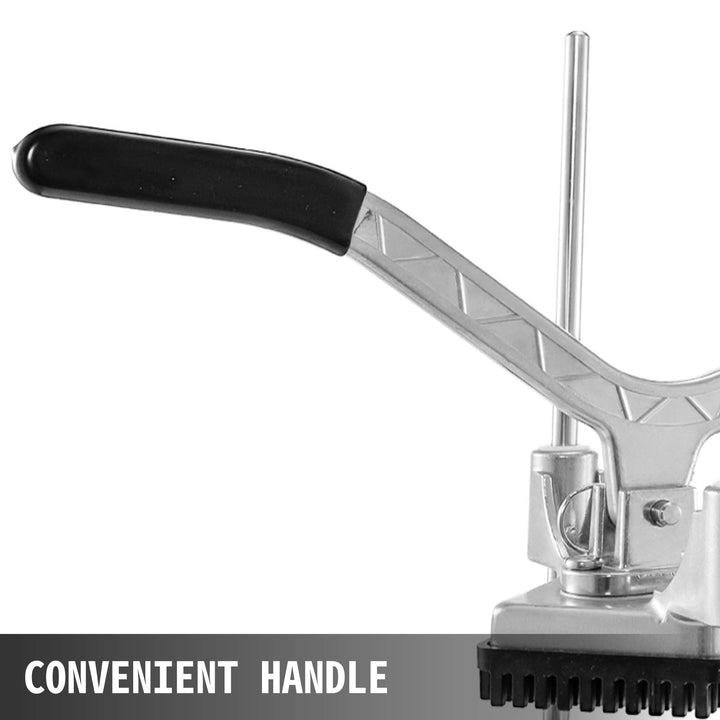 Happybuy Commercial Vegetable Fruit Chopper 1/4 Blade Heavy Duty Professional Food Dicer Kattex French Fry Cutter Onion Slicer Stainless Steel for Tomato Peppers Potato Mushroom, Silver