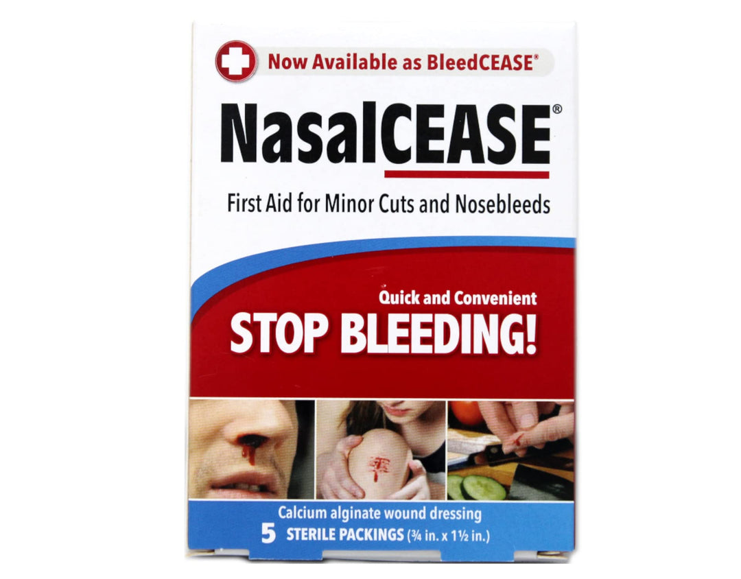 Nasalcease FirstAid Nosebleeds, 5-Count Box (Pack of 2)