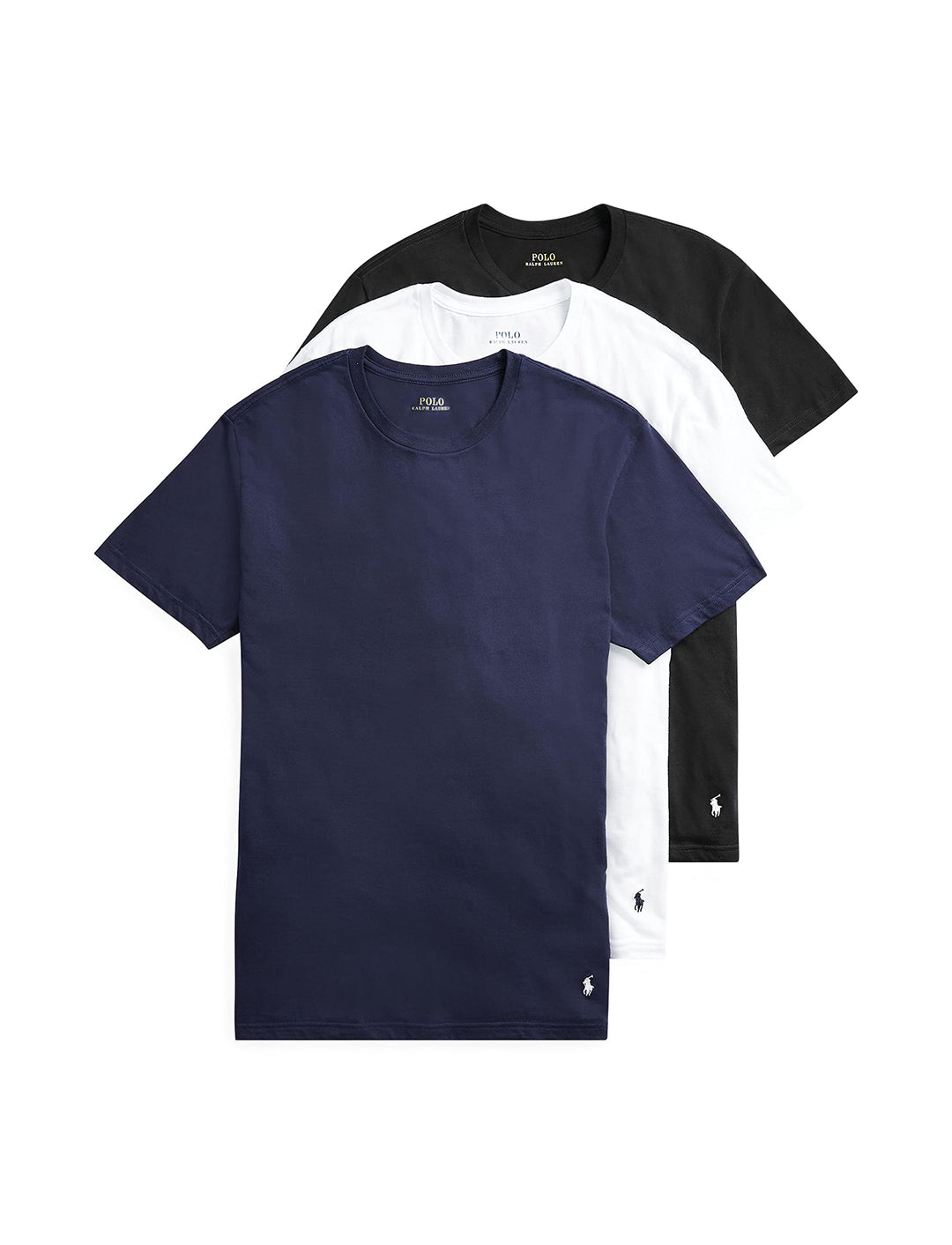 Slim Fit w/Wicking 3-Pack Crew Undershirts Cruise Navy/White/Black MD