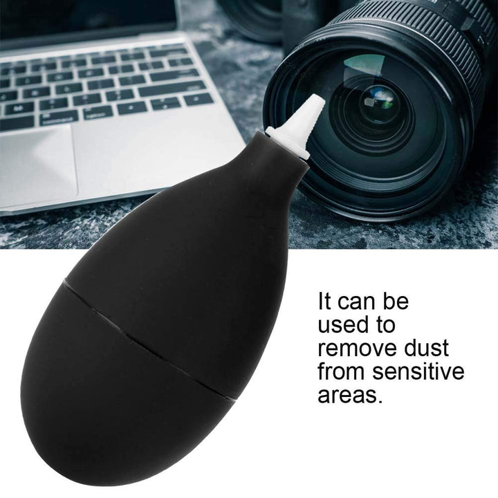 Can, Rubber Powerful Air Dust Blower Pump, Cleaner Tool for Camera Watch Phone Keyboard Lens Filter Cleaning(Black)