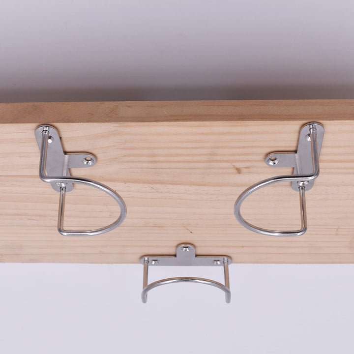 Laptop Holder Mount Under Desk Laptop Mount Organizer Rack W/Screws