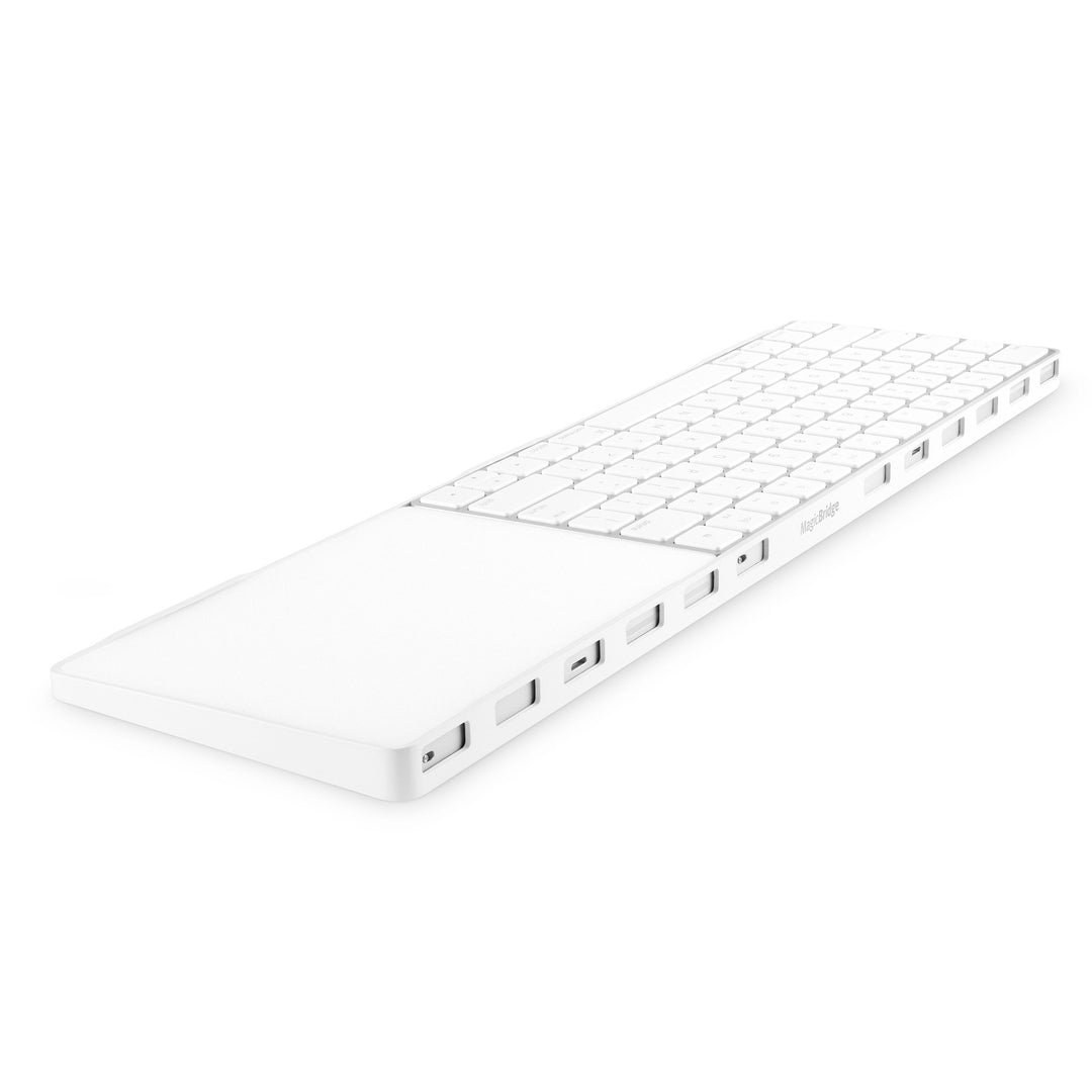 MagicBridge | Connects Apple Magic Trackpad 2 to Apple Magic Keyboard Allowing Them to be one Unit for Desk or Lap use - Trackpad and Keyboard not Included