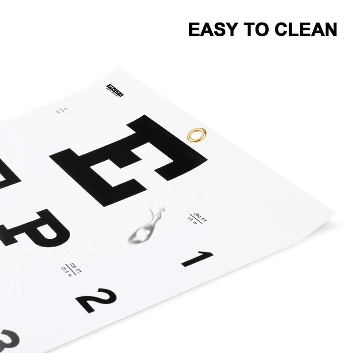 Eye Chart, Snellen Eye Chart, Wall Chart, Eye Charts for Eye Exams 20 feet 11 X 22 in.