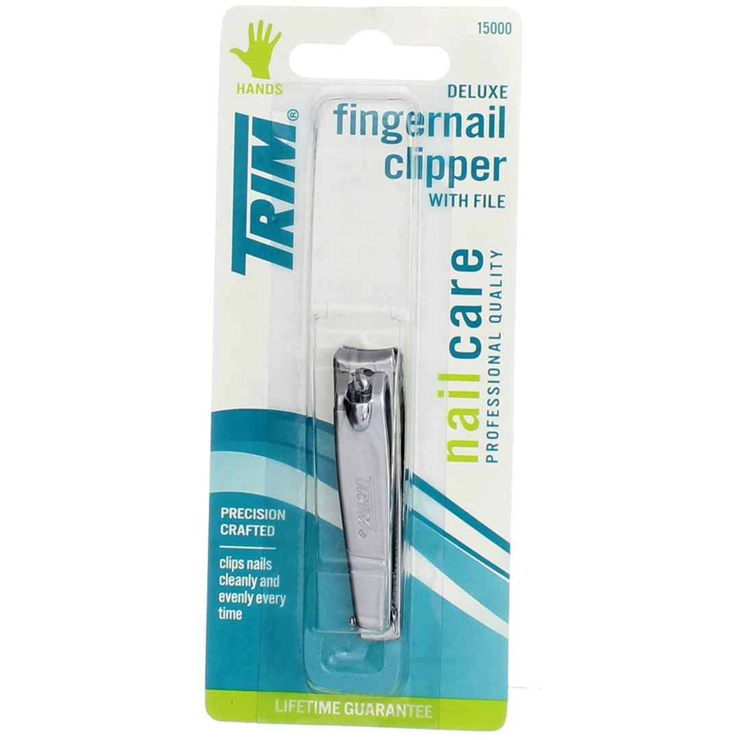 Nailclip Deluxe Size Ea Deluxe Fingernail Clipper With File 15000 1 Ct