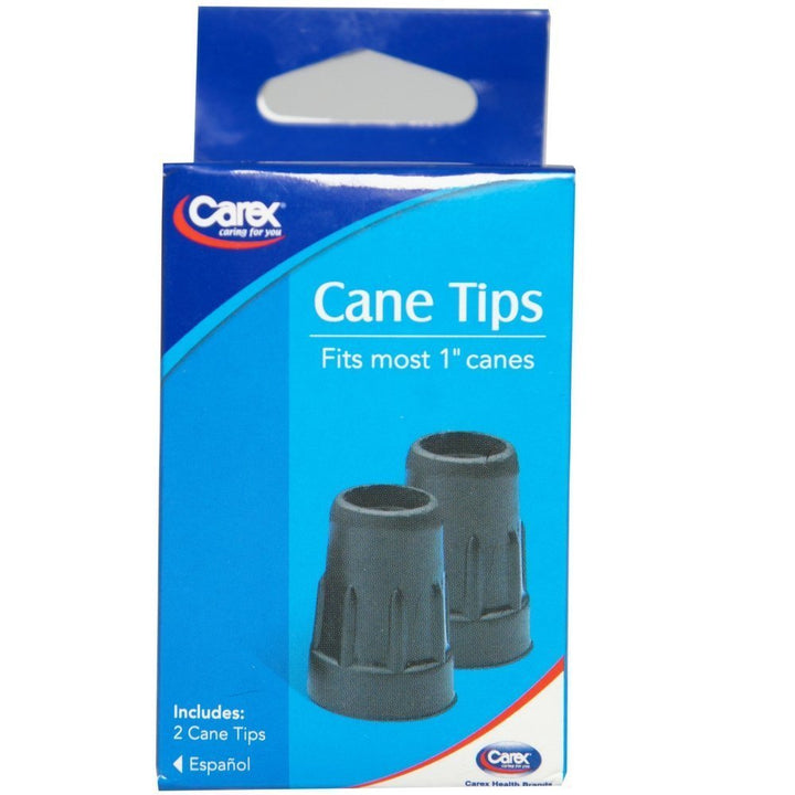 Cane Tips Black 1inch A720 (1 pair)