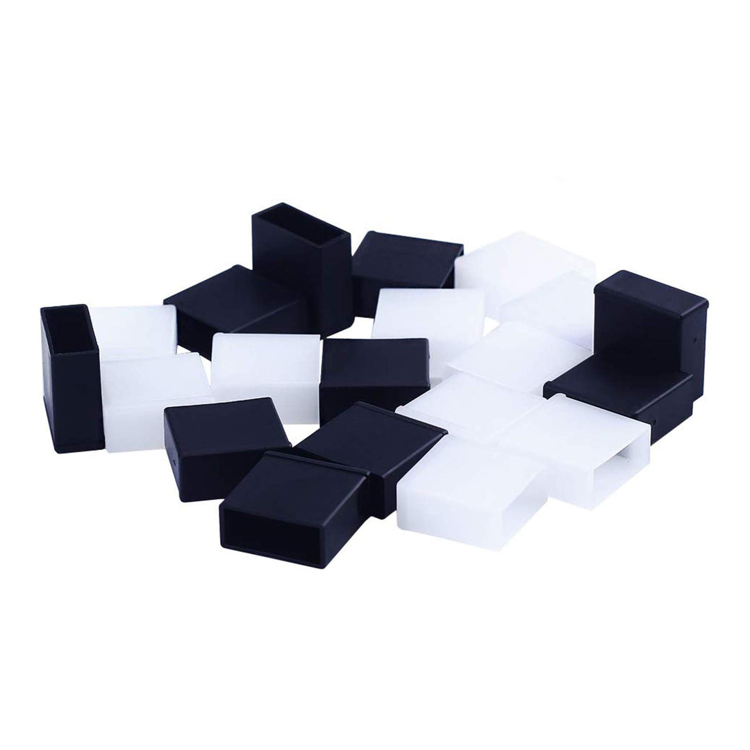 USB Cover Cap, 20 Pcs Black Clear Plastic USB A Male Anti-Dust Plug Cover