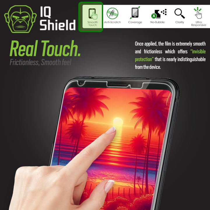 Screen Protector Compatible with LG V35 ThinQ (2-Pack)(Case Friendly) Anti-Bubble Clear TPU Film