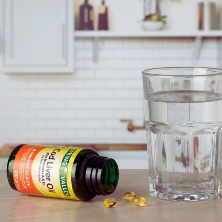 - Cod Liver Oil with Vitamin A & D 100 softgels