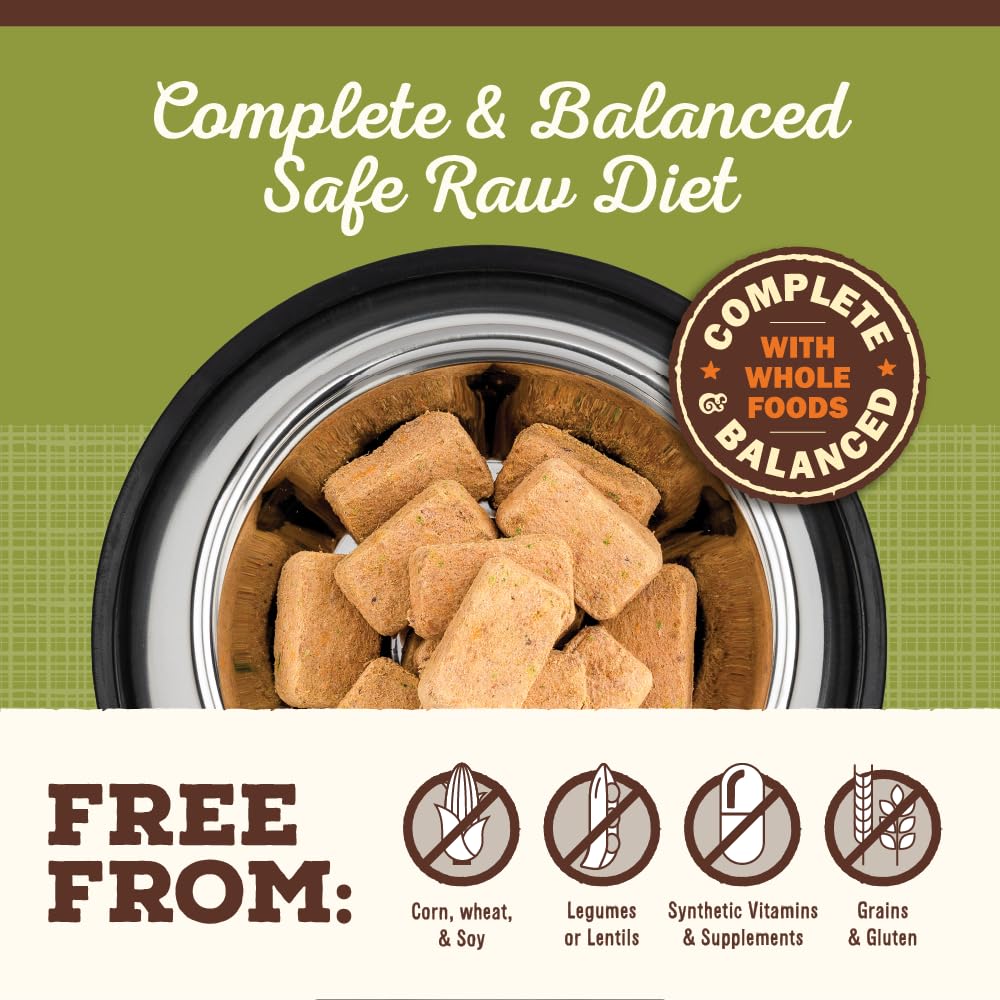 Primal Freeze Dried Raw Dog Food Nuggets, Lamb, Complete & Balanced Meal, Also Use as Topper or Treat, Premium, Healthy, Grain Free, High Protein Raw Dog Food, 5.5 oz