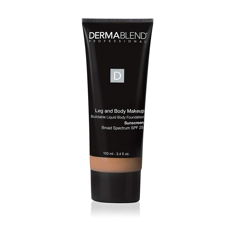 Leg and Body Makeup Foundation with SPF 25, 40N Medium Natural, 3.4 Fl. Oz.