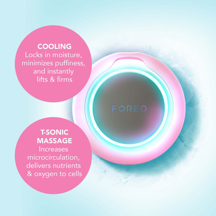 UFO Face Mask Treatment, Full LED Spectrum & Red Light Therapy For Face, Warming, Face Moisturizer, Dark Spot & Acne Scar Treatment For Face, Anti Aging, Nourishing, Pearl Pink
