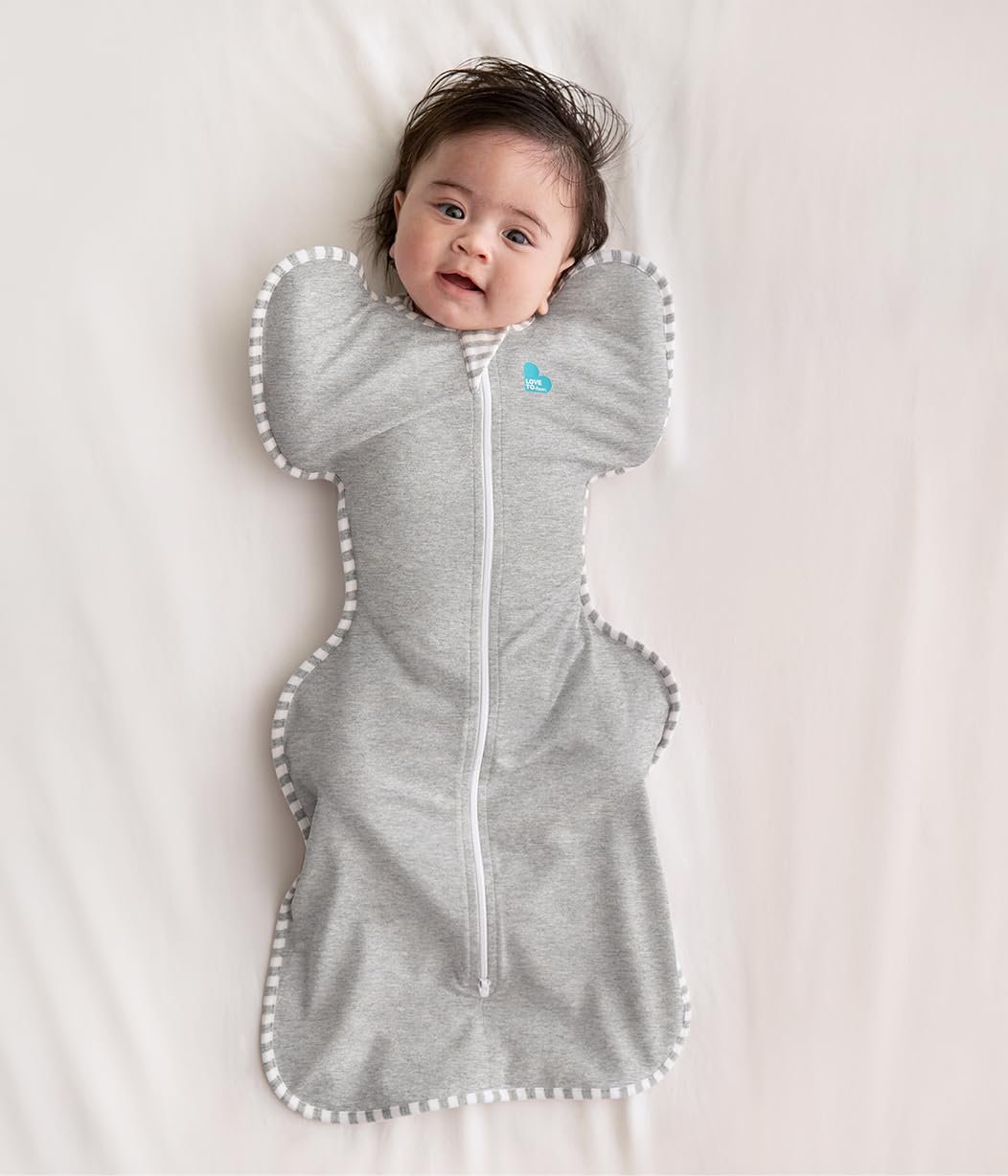 Swaddle UP, Baby Sleep Sack, Self-Soothing Swaddles for Newborns, Improves Sleep, Snug Fit Helps Calm Startle Reflex, New Born Essentials for Baby, 1.0 TOG, 13-19 lbs, Gray